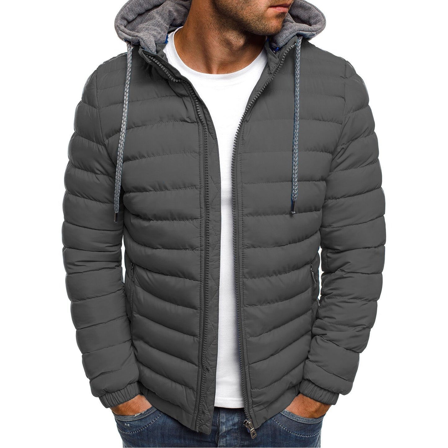 Bas Hooded Puffer Jas