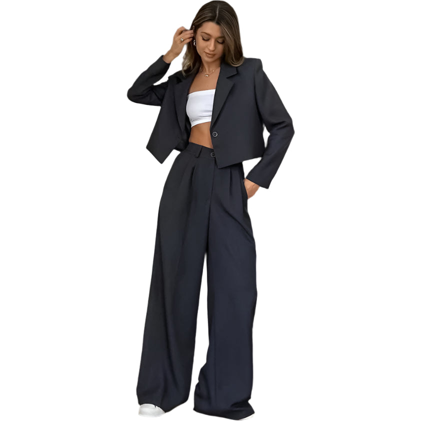 SleekEase Blazer & Pants Set